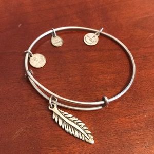 Alex and Ani feather bracelet